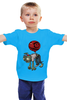 Заказать детскую футболку в Москве. Детская футболка классическая унисекс зомби plant от drummer - готовые дизайны и нанесение принтов.
