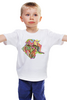 Заказать детскую футболку в Москве. Детская футболка классическая унисекс Тибетский монах от trotinka space - готовые дизайны и нанесение принтов.