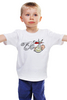 Заказать детскую футболку в Москве. Детская футболка классическая унисекс Gift Stork от Leichenwagen - готовые дизайны и нанесение принтов.