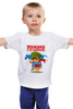 Заказать детскую футболку в Москве. Детская футболка классическая унисекс 23 февраля от THE_NISE  - готовые дизайны и нанесение принтов.