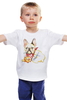 Заказать детскую футболку в Москве. Детская футболка классическая унисекс Бульдожка от goroshek - готовые дизайны и нанесение принтов.