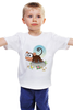 Заказать детскую футболку в Москве. Детская футболка классическая унисекс Любопытная мартышка от BeliySlon - готовые дизайны и нанесение принтов.