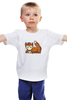 Заказать детскую футболку в Москве. Детская футболка классическая унисекс Лисичка от trugift - готовые дизайны и нанесение принтов.