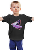 Заказать детскую футболку в Москве. Детская футболка классическая унисекс Ночной драйв от Kiboune - готовые дизайны и нанесение принтов.