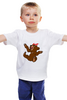 Заказать детскую футболку в Москве. Детская футболка классическая унисекс Медвежонок  от ПРИНТЫ ПЕЧАТЬ  - готовые дизайны и нанесение принтов.