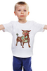 Заказать детскую футболку в Москве. Детская футболка классическая унисекс Год быка (С новым годом!) от FireFoxa - готовые дизайны и нанесение принтов.