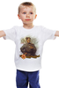 Заказать детскую футболку в Москве. Детская футболка классическая унисекс Боец с медалями от ineedjet - готовые дизайны и нанесение принтов.