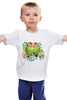 Заказать детскую футболку в Москве. Детская футболка классическая унисекс Влюбленные попугаи неразлучники от tigerda  - готовые дизайны и нанесение принтов.
