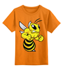 Заказать детскую футболку в Москве. Детская футболка классическая унисекс Злая оса от BeliySlon - готовые дизайны и нанесение принтов.