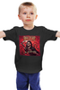 Заказать детскую футболку в Москве. Детская футболка классическая унисекс Devilfire band от Leichenwagen - готовые дизайны и нанесение принтов.
