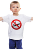 Заказать детскую футболку в Москве. Детская футболка классическая унисекс NO SMOKING от Jimmy Flash - готовые дизайны и нанесение принтов.