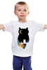 Заказать детскую футболку в Москве. Детская футболка классическая унисекс Сова (Owl) от trugift - готовые дизайны и нанесение принтов.