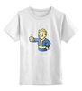 Заказать детскую футболку в Москве. Детская футболка классическая унисекс Fallout от Picasso - готовые дизайны и нанесение принтов.