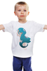 Заказать детскую футболку в Москве. Детская футболка классическая унисекс Бумажный кораблик от goroshek - готовые дизайны и нанесение принтов.