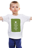 Заказать детскую футболку в Москве. Детская футболка классическая унисекс Keep calm and drink tea от zen4@bk.ru - готовые дизайны и нанесение принтов.