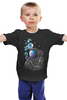 Заказать детскую футболку в Москве. Детская футболка классическая унисекс Космонавт от printik - готовые дизайны и нанесение принтов.