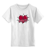 Заказать детскую футболку в Москве. Детская футболка классическая унисекс Сердце от Мария Никитина - готовые дизайны и нанесение принтов.
