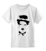 Заказать детскую футболку в Москве. Детская футболка классическая унисекс Чарли Чаплин от coolmag - готовые дизайны и нанесение принтов.