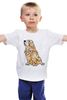 Заказать детскую футболку в Москве. Детская футболка классическая унисекс смешная собака бассет от Игма - готовые дизайны и нанесение принтов.