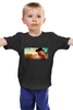 Заказать детскую футболку в Москве. Детская футболка классическая унисекс CHUCK NORRIS от GIORDANO RIZZO MORETTI - готовые дизайны и нанесение принтов.