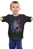 Заказать детскую футболку в Москве. Детская футболка классическая унисекс Акула vs Осьминог от printik - готовые дизайны и нанесение принтов.