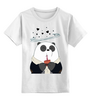 Заказать детскую футболку в Москве. Детская футболка классическая унисекс Панда от MariYang  - готовые дизайны и нанесение принтов.