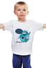 Заказать детскую футболку в Москве. Детская футболка классическая унисекс Привет от клетыча от Biohab.ru - готовые дизайны и нанесение принтов.