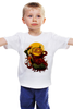 Заказать детскую футболку в Москве. Детская футболка классическая унисекс Тыква от printik - готовые дизайны и нанесение принтов.