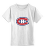 Заказать детскую футболку в Москве. Детская футболка классическая унисекс Montreal Canadiens от BURNSHIRTS - готовые дизайны и нанесение принтов.