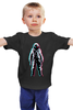 Заказать детскую футболку в Москве. Детская футболка классическая унисекс Космонавт 3D от Space Art - готовые дизайны и нанесение принтов.