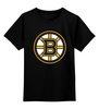 Заказать детскую футболку в Москве. Детская футболка классическая унисекс Boston Bruins от dobryidesign - готовые дизайны и нанесение принтов.