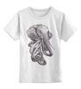 Заказать детскую футболку в Москве. Детская футболка классическая унисекс Слон и осьминог от printik - готовые дизайны и нанесение принтов.