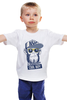 Заказать детскую футболку в Москве. Детская футболка классическая унисекс Brooklyn monkey от fairpoker@mail.ru - готовые дизайны и нанесение принтов.