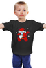 Заказать детскую футболку в Москве. Детская футболка классическая унисекс Among Us Santa Dab от El Fox - готовые дизайны и нанесение принтов.