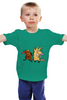 Заказать детскую футболку в Москве. Детская футболка классическая унисекс Крутые бобры от YellowCloverShop - готовые дизайны и нанесение принтов.