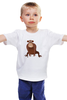 Заказать детскую футболку в Москве. Детская футболка классическая унисекс Обезьяна от nadegda - готовые дизайны и нанесение принтов.