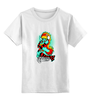 Заказать детскую футболку в Москве. Детская футболка классическая унисекс Девушка от denis01001 - готовые дизайны и нанесение принтов.