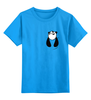 Заказать детскую футболку в Москве. Детская футболка классическая унисекс Панда в Кармане от coolmag - готовые дизайны и нанесение принтов.