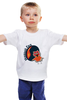 Заказать детскую футболку в Москве. Детская футболка классическая унисекс Новый 2016 год Год огненного Петуха от PolinaPo - готовые дизайны и нанесение принтов.