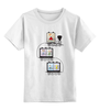 Заказать детскую футболку в Москве. Детская футболка классическая унисекс Веселый детский поезд от PolinaPo - готовые дизайны и нанесение принтов.