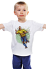 Заказать детскую футболку в Москве. Детская футболка классическая унисекс Футболист от Leichenwagen - готовые дизайны и нанесение принтов.