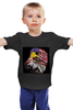 Заказать детскую футболку в Москве. Детская футболка классическая унисекс соединенные штаты от niggalay - готовые дизайны и нанесение принтов.