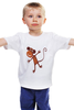Заказать детскую футболку в Москве. Детская футболка классическая унисекс Веселая обезьяна от denis01001 - готовые дизайны и нанесение принтов.