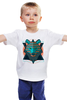 Заказать детскую футболку в Москве. Детская футболка классическая унисекс Wolf (Волк) от Polilog - готовые дизайны и нанесение принтов.