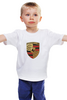 Заказать детскую футболку в Москве. Детская футболка классическая унисекс Porsche от DESIGNER   - готовые дизайны и нанесение принтов.