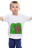 Заказать детскую футболку в Москве. Детская футболка классическая унисекс Медведь из кустов от karbafoss - готовые дизайны и нанесение принтов.