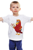 Заказать детскую футболку в Москве. Детская футболка классическая унисекс Мудрый дрозд от BeliySlon - готовые дизайны и нанесение принтов.