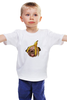 Заказать детскую футболку в Москве. Детская футболка классическая унисекс Мопс и банановая кожура от 4erta - готовые дизайны и нанесение принтов.
