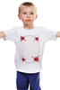 Заказать детскую футболку в Москве. Детская футболка классическая унисекс Rose Low Poly vector от natulia_hatulia@yahoo.com - готовые дизайны и нанесение принтов.