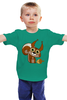 Заказать детскую футболку в Москве. Детская футболка классическая унисекс Белка от nadegda - готовые дизайны и нанесение принтов.